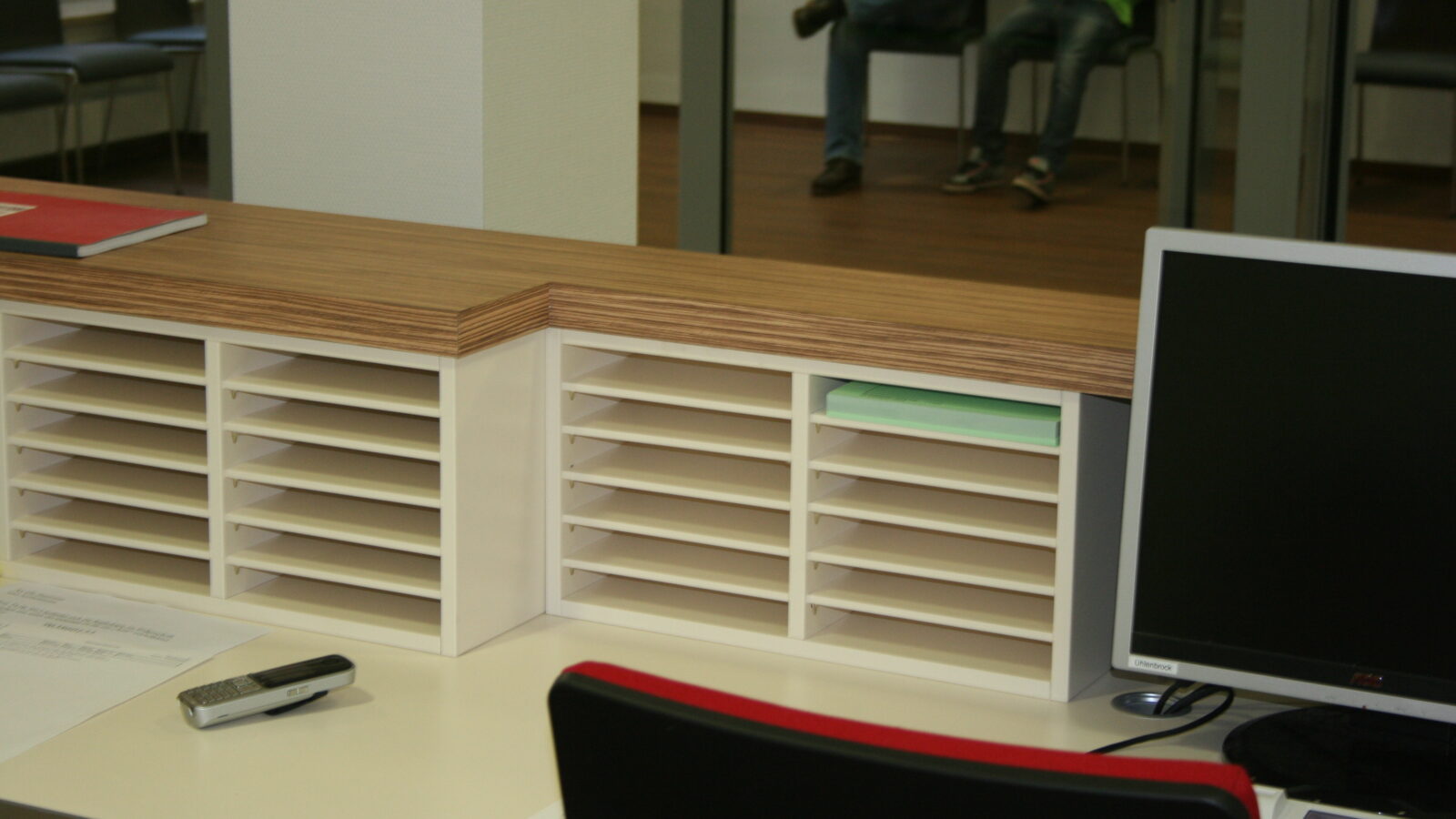 Krankenhaus-Rezeption